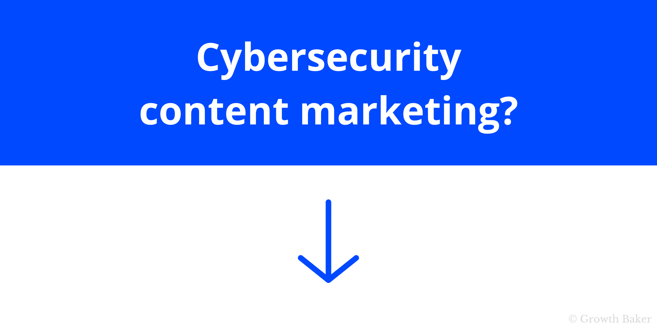 Cybersecurity content marketing (featured image)
