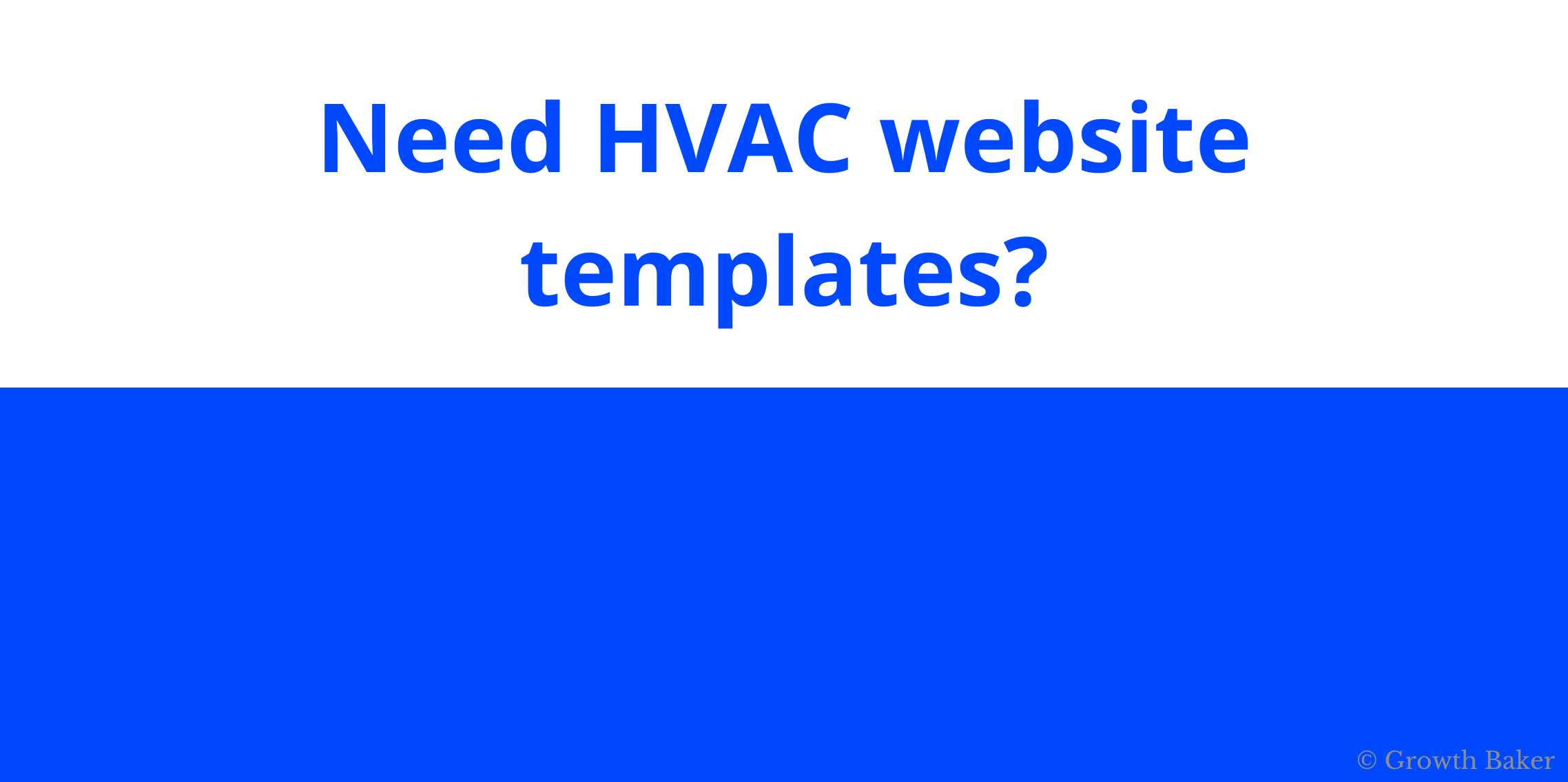 hvac website templates