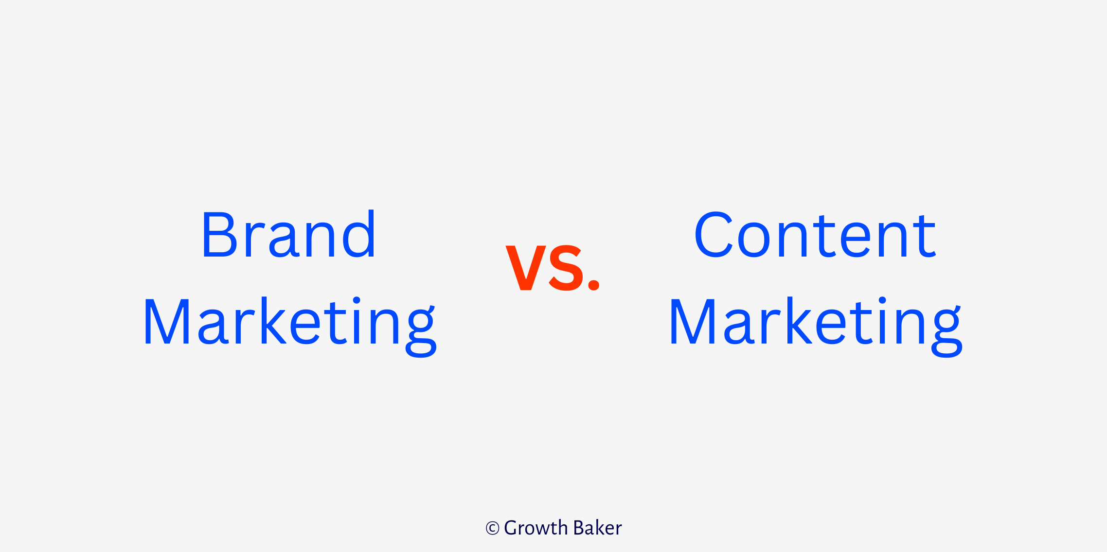 Brand Marketing Vs Content Marketing featured image
